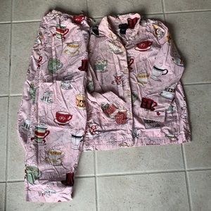 Nick & Nora RARE Teacup Pajamas Set. L.